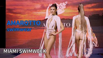 4K 60p] Amarotto swimwear | Miami Swim Week The SHOW 2023 | DC Swim Week