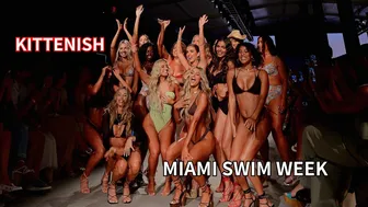 4K 60P ] Kittenish EP-2 Swimwear Fashion Show | Miami Swim Week 2023 | Paraiso Miami Beach