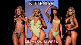 4K 60P ] Kittenish EP-1 Swimwear Fashion Show | Miami Swim Week 2023 | Paraiso Miami Beach