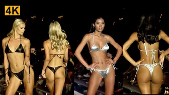 4K Vertical] Miami swim week 2022 | GoldBarr Swimwear Fashion Show EP-1| DC swim week