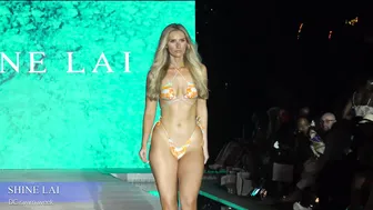 4K] Shine Lai Swimwear Fashion Show｜Miami swim week 2022 / DC swim week #9