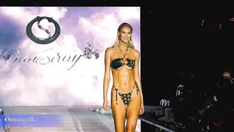 4K] Ounsirayllc Swimwear Fashion Show｜Miami swim week 2022 / DC swim week #8