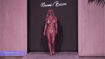 4K] Naomi Besson Swimwear Fashion Show | Miami Swim Week 2022/Planet Fashion/Paraiso Miami Beach #5