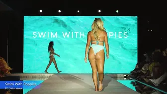 4K] Swim With Poppies Swimwear Fashion Show｜Miami swim week 2022 / DC swim week #2