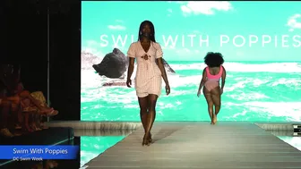 4K] Swim With Poppies Swimwear Fashion Show｜Miami swim week 2022 / DC swim week #7