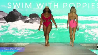 4K] Swim With Poppies Swimwear Fashion Show｜Miami swim week 2022 / DC swim week #8