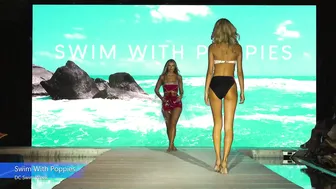 4K] Swim With Poppies Swimwear Fashion Show｜Miami swim week 2022 / DC swim week #9