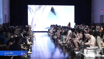 4K] Anma Blue Swimwear Fashion Show | 2022 Miami Swim Week | Art Hearts Fashion #9