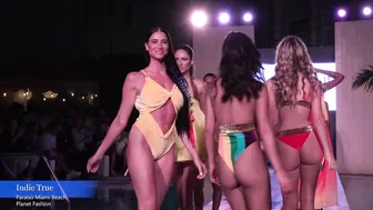 4K] Indie True Swimwear Fashion Show | Miami Swim Week 2022/Planet Fashion/Paraiso Miami Beach #10