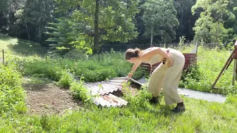 Zero-Waste Building in the Rainforest - an Off Grid Tiny House for my Ducks! #7