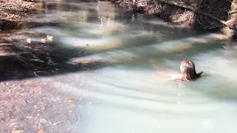 Taking My Ducklings For Their First Swim in the Stream #5