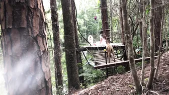 Summer Days in the Rainforest: Building a Bamboo Treehouse! #10