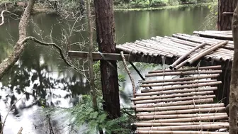 Summer Days in the Rainforest: Building a Bamboo Treehouse! #3