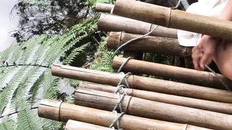 Summer Days in the Rainforest: Building a Bamboo Treehouse! #5