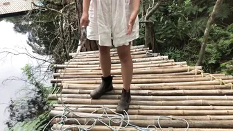 Summer Days in the Rainforest: Building a Bamboo Treehouse! #6