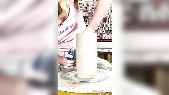 Pulling the walls of a vase - Pottery ASMR :) #10