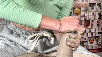 Making a Vase on the Wheel