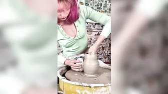 Making a Vase on the Wheel #7