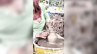 Making a Vase on the Wheel #9