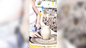 Doing Pottery on a Pottery Wheel #7