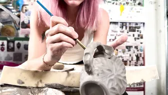 How I Make Mushroom Handles for Mugs #10