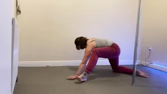 Left leg stretching #7