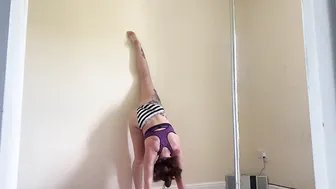 Wall assisted YOGA ♥️♥️♥️♥️‍♀️ #10