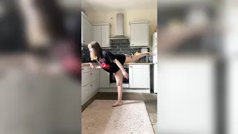 Kitchen balance yoga #5