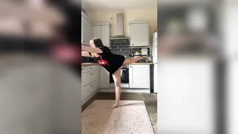 Kitchen balance yoga #6