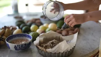 Bountiful Fruit Harvests: Cooking from Kiwi, Avocado and Pecans #4