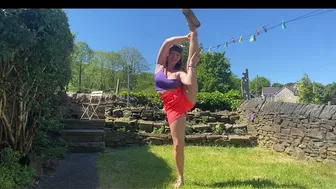 Outdoor yoga