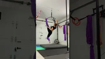 Aerial hoop play