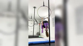 Aerial hoop play #9