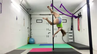 This mornings pole training #4