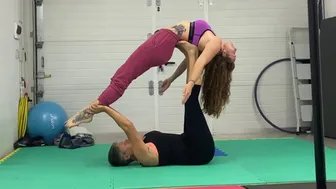 Acro yoga and bloopers