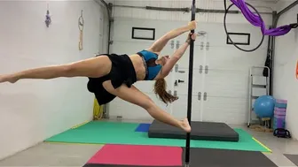 Both sides Pole training