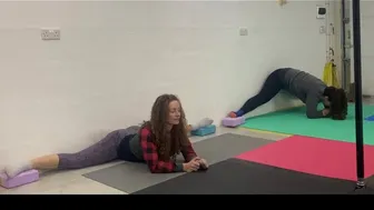 Stretching with friends