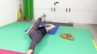 Resistance band stretching #3