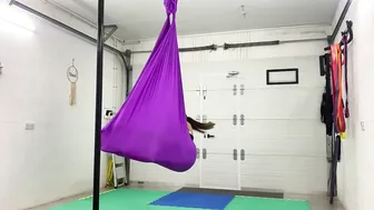 Day 3 self teaching / YOGA HAMMOCK #9