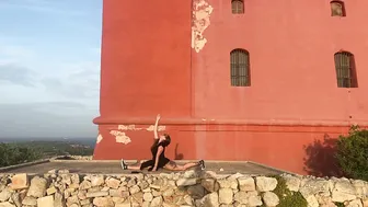 St Agatha’s tower, yoga #7