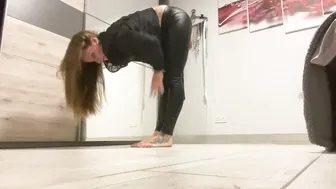 Left leg splits #10