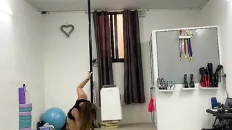 Pole handstand pop #6