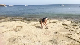 Beach yoga #10