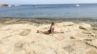 Beach yoga #2