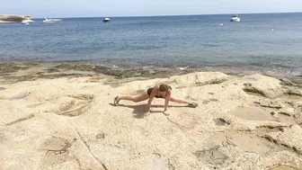 Beach yoga #3