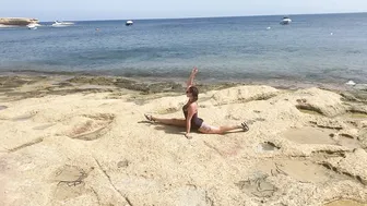 Beach yoga #4