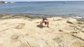 Beach yoga #5