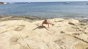 Beach yoga #6