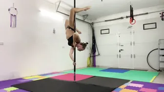 Pole handstand combo #10