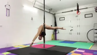 Pole handstand combo #3